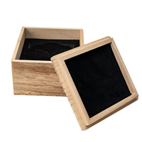 Boîte à bijoux rectangulaire en bois rustique personnalisée avec logo d'usine et coffret pour deux montres avec gravure laser, rangement pour deux pièces