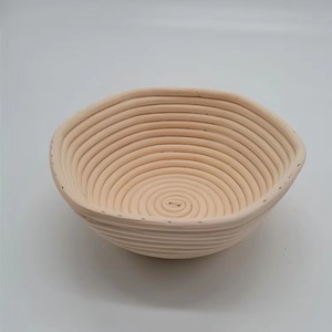 Ensemble de paniers de levage <span class=keywords><strong>en</strong></span> rotin indonésien naturel et fait main pour la fermentation et la levée de la pâte à pain et à beignets - Product Image 1