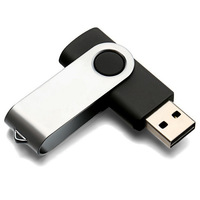 AL Benutzerdefiniertes Logo Neuer Drehbarer USB-Stick Metall 1GB-128GB USB 2.0/3.0 Hochgeschwindigkeits-Datenspeicher 2 Jahre Garantie A-Klasse Flash-Chip