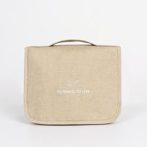 Large Capacity Travel <b>Toiletry</b> Bag with Hanging Hook Waterproof Travel Cosmetic Bag Bathroom <b>Storage</b> Bag for Brushes Set - Product Image 2