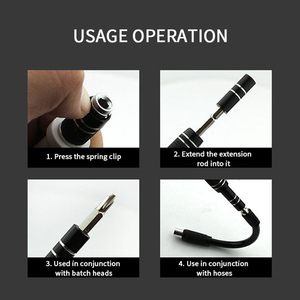 Juego de destornilladores OEM <span class=keywords><strong>Precision</strong></span> 117 <span class=keywords><strong>1</strong></span> mango de acero magnético DIY grado Torx Phillips Hex Bits Kit para reparación de PC y teléfonos móviles - Product Image 3