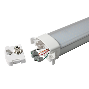 Luz LED Tri-Proof IP66 5000K Luz Diurna para Uso Industrial 150lm/W AC 220V con sensor+emergencia para estacionamiento - Product Image 6