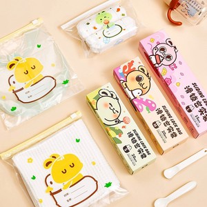 Childrens Clothing Storage Bag Waterproof Reusable With Pull Tab Rectangle Size For Kindergarten Travel Use - Product Image 5