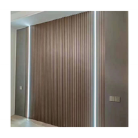 Panneau mural rainuré en WPC (bois composite) en fibre de bambou, économique, durable, moderne, imperméable, à motif floral, pour usage domestique et de divertissement