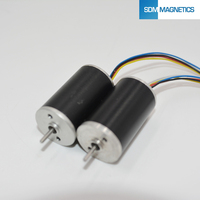 Haute efficacité 3v 5v 6v 12v 24v Mini moteur à courant continu sans noyau 6mm Micro moteur à coupe creuse Drone moteur électrique