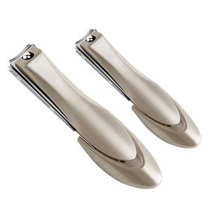 Cortaúñas de Acero Inoxidable Resistente Color Oro Rosa y Rosa con Logotipo Personalizado - Product Image 1