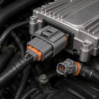 Konektor Otomotif Tahan Air Seri 6195 2-Pin PA66/PBT Kit Housing Terminal Seal Fuel Injector Sensor Plug