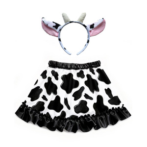 Falda <span class=keywords><strong>de</strong></span> <span class=keywords><strong>vaca</strong></span> adorable para niñas, disfraz <span class=keywords><strong>de</strong></span> <span class=keywords><strong>vaca</strong></span> <span class=keywords><strong>de</strong></span> dibujos animados, falda tutú para niñas, disfraz para fiesta <span class=keywords><strong>de</strong></span> baile y actuación - Product Image 1