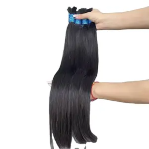 100% मानव बाल, बाल थोक, विस्तार कच्चे प्राकृतिक विक्रेता डीएचएल शीर्ष शैली सीधे रंग डबल वजन सामग्री रेशमी ब्लू मिश्र धातु