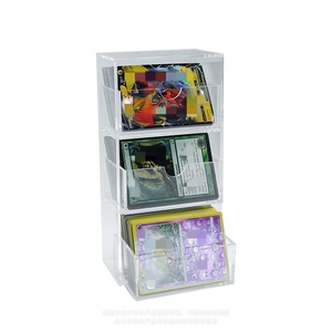 Mejor Venta de acrílico tarjetero cajón organizador gabinete de almacenamiento cajón apilable acrílico transparente - Product Image 1