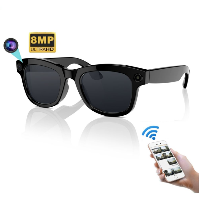 M01 PRO AI Smart Glasses with 8MP Camera, Wireless Video Recording & Photography, WiFi, Bluetooth Calling Smart Glasses
