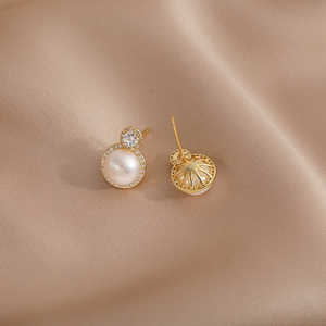 Pendientes de Perlas de Agua Dulce Estilo 1622 para Mujer, Diseño Elegante - Product Image 3