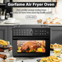 Four à friture saine à air chaud avec technologie de convection haute température, pour une cuisson sans huile, rôtissage et grille-pain, avec minuterie pour des repas rapides et délicieux