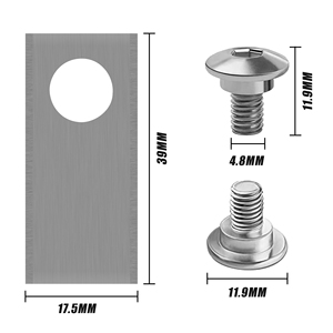 Lames de remplacement de tondeuse à gazon robotique, en acier inoxydable, adaptées à <span class=keywords><strong>Honda</strong></span> Miimo, offre spéciale - Product Image 3