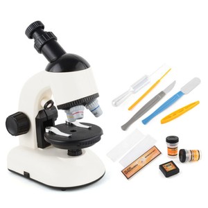 360 derece dönen oyuncak mikroskop 5 kondenser delikler çocuklar için oyuncaklar eğitici mikroskop oyuncaklar - Product Image 3