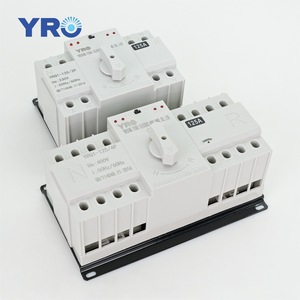 Interruptor de Transferencia Automática de Doble Potencia YRO 125A 4P Monofásico AC ATS con Modo Manual y Automático - Product Image 1
