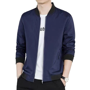 Chaqueta de estilo vintage para hombre para primavera y otoño, versión coreana, abrigo con cuello levantado, ropa informal de carga - Product Image 4