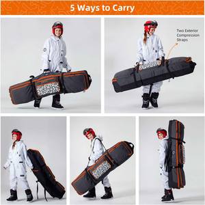 Muestra Gratuita de Bolsa Acolchada para Snowboard con Ruedas - Bolsa de Viaje para Snowboard y Botas de Snowboard con Logotipo Personalizado, Gran Capacidad - Product Image 5