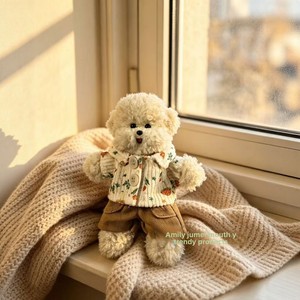 <strong>Tide</strong> for Puppy Pendant Plush Doll with PP Cotton Filling Twist Joint Design for Clothing Wear Series Wholesale - Product Image 4
