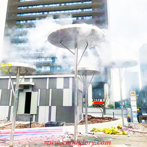 Centro <span class=keywords><strong>de</strong></span> la ciudad al aire libre Plaza Decorativo Acero inoxidable Fuente <span class=keywords><strong>de</strong></span> agua Círculo Agua Niebla Escultura Artesanía <span class=keywords><strong>de</strong></span> metal - Product Image 3