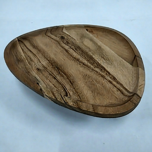 Irregular Wooden Storage Tray Rustic Design Handmade Indoor Tabletop Use <b>Kitchen</b> <b>Decor</b> - Product Image 1