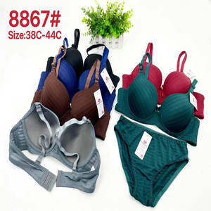 2 Dollar Modè<span class=keywords><strong>le</strong></span> MQS035 Taille 36-44 Vente en gros Big Ladies Brazier Sexy Women Fancy Underwire Bra and Panty Set With Colors - Product Image 3