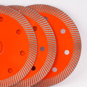 Lame de scie diamantée turbo de 105 mm (4 pouces) pour la coupe de la céramique et de la porcelaine - Product Image 6