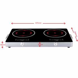 Nuovo produttore 3500W nuovo Design fornello ad energia solare 600W fornelli a batteria in ceramica