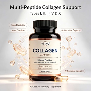 Cápsulas de Colágeno de Marca Privada con Ácido Hialurónico y Vitamina C para el Cuidado Antienvejecimiento de la Piel y el Cabello, 90 Unidades - Product Image 4