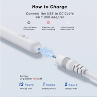 Stylet capacitif universel pour Apple Pencil 1ère et 2ème génération, stylet tactile actif pour écran tactile