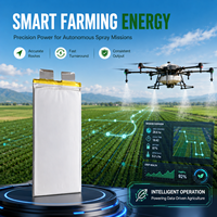 Baterai Drone Lithium Polymer 3.7v 12500mAh Baterai Isi Ulang untuk Drone Pertanian/UAV