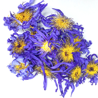 Vente en gros OEM de fleurs de lotus bleu séchées, thé naturel et sain aux fleurs, thé chinois en fleurs, thé au lotus bleu