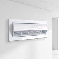 Diffuseur de ventilation moderne décoratif réglable en acier galvanisé pour hall intérieur (pièce HVAC)