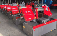 Scie à ruban horizontale automatique CNC à tension mécanique avec composants à engrenages pour la découpe des métaux