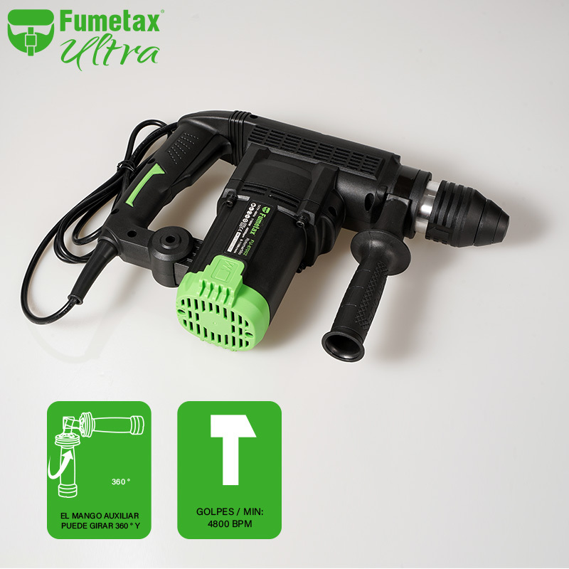 Fumetax High-performance DC Motor Electric Hammer Drill 6J Impact Energy Max Drilling Diameter 11/4 (28mm) Electric Tools Set · image 5