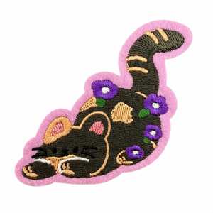 Patch brodé thermocollant motif chat mignon, style Ins, vente en gros - Product Image 5