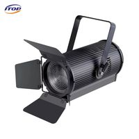Projecteur LED DMX électrique 100/200W 3200K/5600K pour studio TV, cinéma, affichage vidéo, lumière Fresnel LED