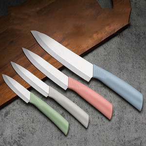 المنزلية مطعم مستقيم حافة السيراميك تقشير سكين المطبخ سكينة فاكهة مجموعة لقطع التكعيب الفواكه اللحوم البطاطا - Product Image 1