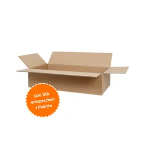 carton 600x300x150mm  C-flute  secondary packaging  recyclable  product customization + custom logo possible