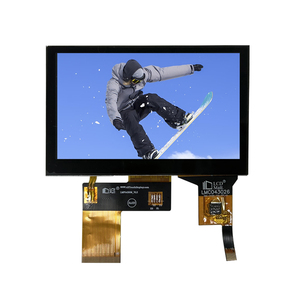 4.3 inch 480*272 LCD màn hình cảm ứng 460cd/m2 Màn hình hiển thị bảng điều chỉnh RGB 40-Pin giao diện TFT LCD module với CTP - Product Image 1