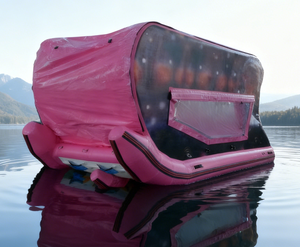 <span class=keywords><strong>เรือ</strong></span>ยอชท์เป่าลมแบบพกพา <span class=keywords><strong>ราคา</strong></span>โรงงาน ขนาด L4.5*W2.5 เมตร <span class=keywords><strong>เรือ</strong></span>บ้านเป่าลมแบบพับได้ ใช้ไฟฟ้า สำหรับเล่นน้ำ - Product Image 4