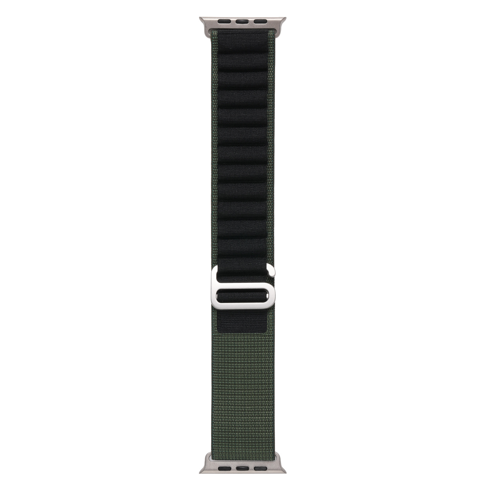 Vert avec Noir (boucle en titane)
