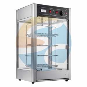 Nuova Vetrina Riscaldante per <span class=keywords><strong>Pizza</strong></span> a 4 Ripiani in Acciaio Inox di Grado Alimentare per Uso in Panetterie e Ristoranti - Product Image 5