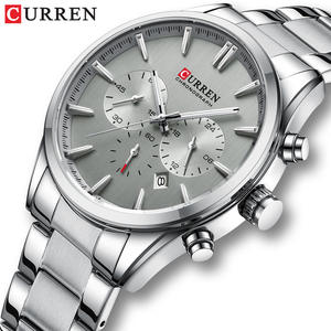 Relojes de Cuarzo CURREN 8446 de Moda OEM de Alta Calidad, Marca Superior, Resistentes al Agua, Personalizados, Último Modelo para Hombre, Reloj con Correa de Acero Inoxidable - Product Image 1