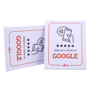 Base NFC de PVC de 13.56MHz con Diseño Personalizado para Reseñas de Google, TikTok, Instagram, <span class=keywords><strong>Facebook</strong></span>, Interfaz de Comunicación RFID - Product Image 4