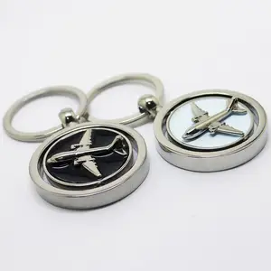 Keychain 3D Personalized Create Your Own Custom Airplane Shaped Novelty Personalised Key Ring Chain Keyrings Metal Keychain