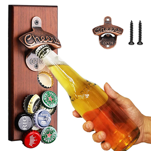 Nam Châm Gắn Tường Bằng Gỗ Bên Trong Catcher Bia Bằng Gỗ Mở Chai Nam Châm - Product Image 1
