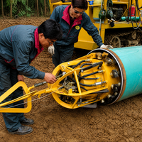 Pince de fixation interne pneumatique hydraulique pour la construction de pipelines longue distance