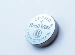 家電用デジタル値札用CR24503.0V一次二酸化マンガンリチウムコイン型電池600mAh