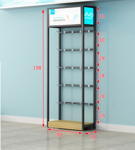 Étagère de présentation pour snacks, présentoir pour étuis de téléphone portable, présentoir pour magasin de détail, éclairage <span class=keywords><strong>LED</strong></span>, crochet pour bijoux, sous-vêtements, <span class=keywords><strong>vitrine</strong></span> - Product Image 3